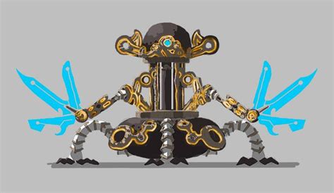 98 Ideas For Zelda Guardian 3d Model Free Mockup