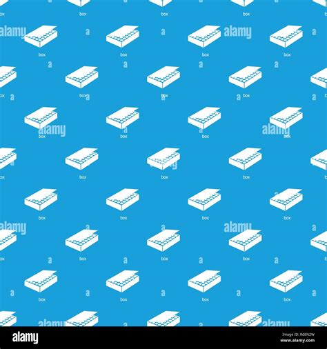 Box Pattern Vector Seamless Blue Stock Vector Image And Art Alamy