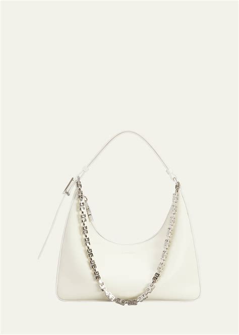 Givenchy Moon Cut Out Calfskin Small Hobo Bag Bergdorf Goodman