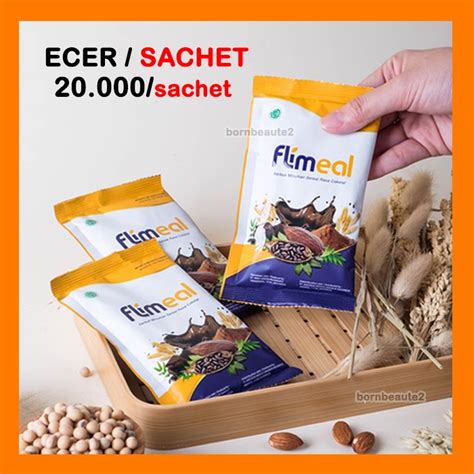 Jual Ecer Sachet Flimeal Meal Replacement By Flimty Minuman Sereal