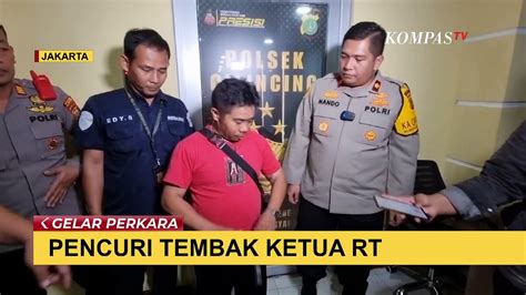 Gagal Beraksi Pelaku Curanmor Di Cilincing Tembak Ketua RT Saat Hendak