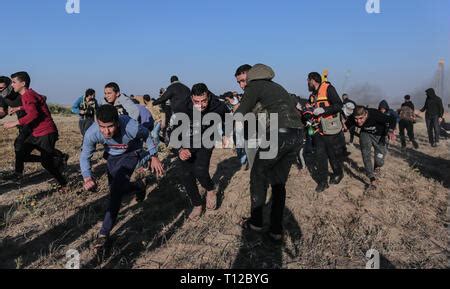 La Striscia Di Gaza La Palestina 22 Mar 2019 I Dimostranti