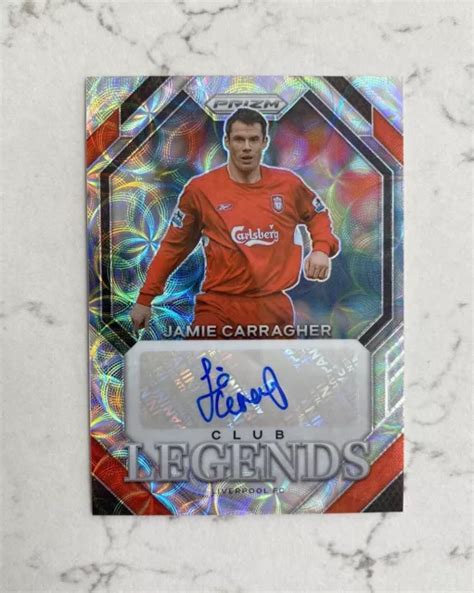 2023 24 PANINI EPL Prizm Penmanship WAHL Zielfernrohr Jamie Carragher