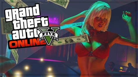 Grand Theft Auto 5 Online Strip Club With Franklin Pc Youtube