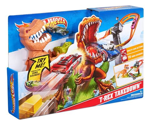 TOR HOT WHEELS T REX ATAKUJE DINOZAUR MATTEL TV Oficjalne Archiwum Allegro