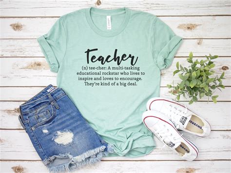 Teacher Definition Shirt Cute Teacher Shirt Teacher Shirt Etsy