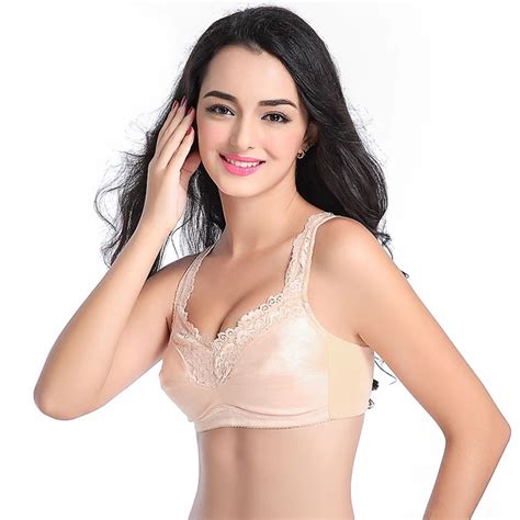 Mastectomy Bra 75 95ABC Silicone Breast Form Bra Designed With Pockets ...