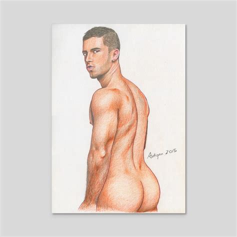 Hunk With Naked Butt An Art Print By Krzysztof Wielkopolski Inprnt