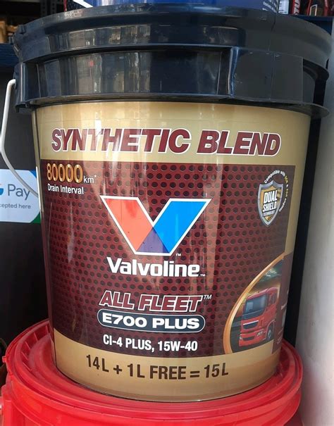 W Litre Valvoline Power Select Max Plus Engine Oil Off