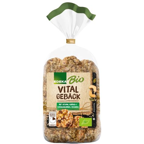 Edeka Bio Vitalgebäck knuspriges Gebäck 200g Packung