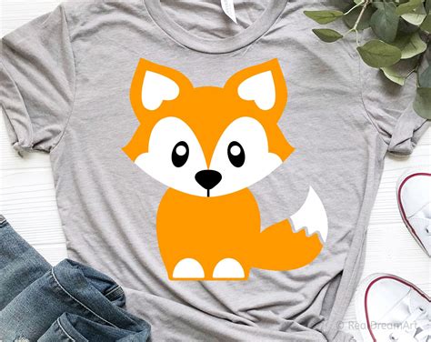 Fuchs Svg Fox Silhouette Svg Fox Vektor Datei Fox Clipart Baby Etsy De