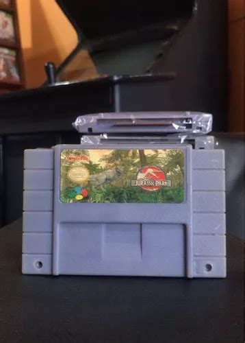 Fita Jurassic Park Snes Super Nintendo MercadoLivre