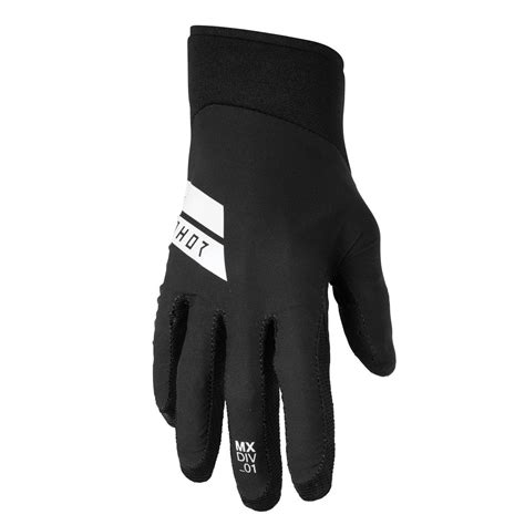 Thor Gloves Agile Hero Black White Maciag Offroad