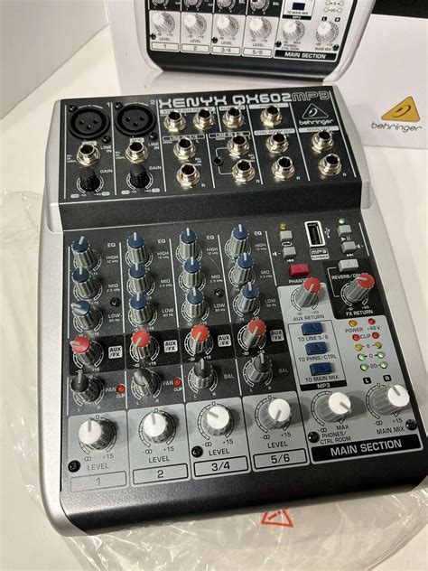 Behringer Xenyx Qx Mp Mixer With Usb Mp Playback Ebay