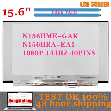 HOT SALE 15 6 INCH LED LCD IPS Screen Panel N156HRA EA1 REV C1 FIT