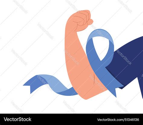 Ribbon for cancer awareness month for disease Vector Image