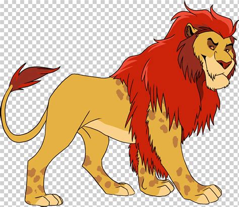 Le N Kion Cicatriz Simba Nala Le N Mam Fero Gato Como Mam Fero