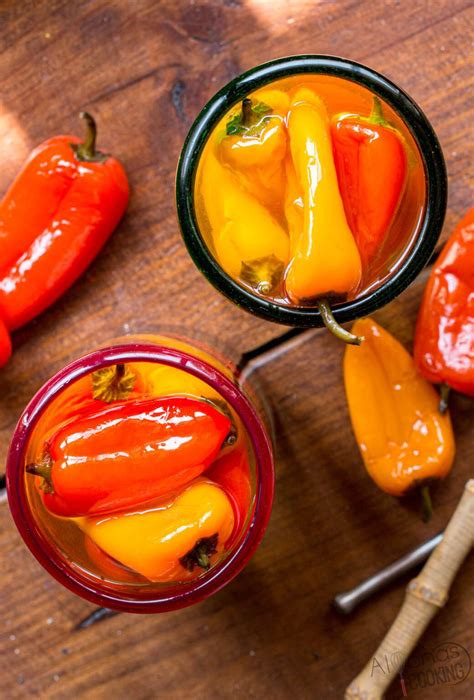 How To Make Easy Pickled Peppers Recipe Alyonas Cooking