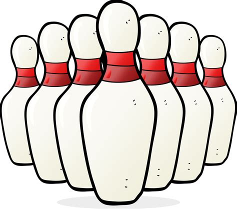 cartoon bowling pins 45266283 PNG