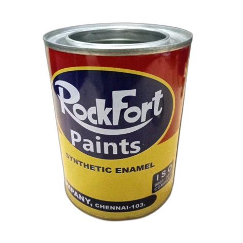 Cylindrical Ml Rock Fort Paint Tin Container For Packaging At