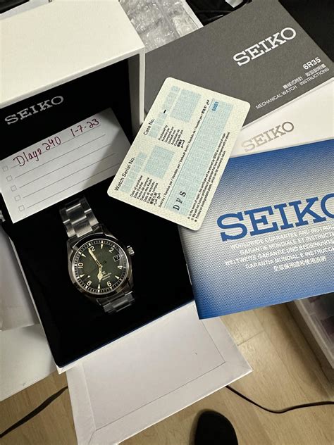 Wts Seiko Prospex Baby Alpinist Spb155 Green Dial 38mm Bnib Full