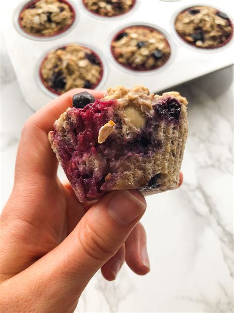 Blueberry Oatmeal Muffins V Gf Rsf Live Simply Healthy