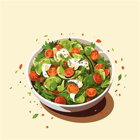 Halloumi Salad Vectors And Illustrations For Free Download Freepik