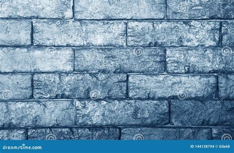 Blue Brick Wall Texture or Brick Wall Background Stock Photo - Image of ...