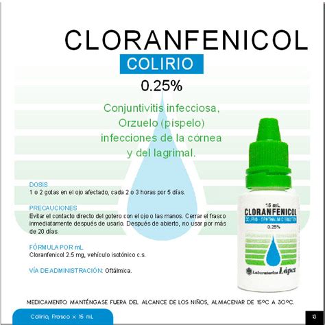 Cloranfenicol 15ml GOTAS OFTALMICAS Rapifarma Nicaragua