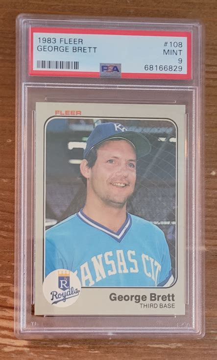 Fleer George Brett Psa Kansas City Royals Ucsc C Ebay