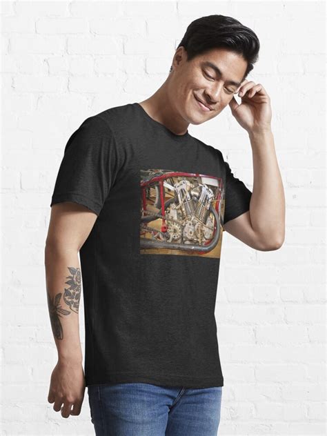 Burt Munro Special Indian Scout Engine T Shirt For Sale By