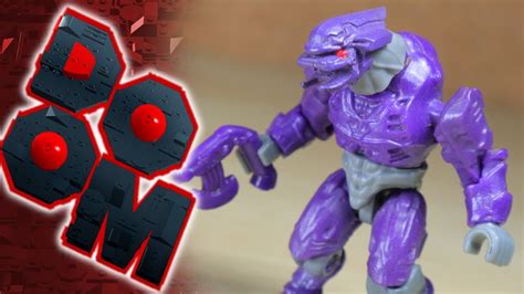 📷 Mega Bloks Halo Mystery Pack Series 1 Covenant Elite Purple Doom Construx Review Youtube