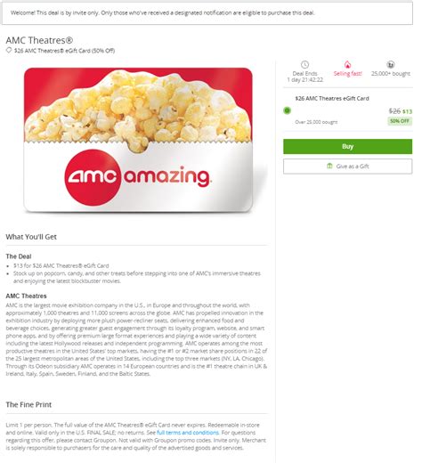 How To Use Amc Gift Card