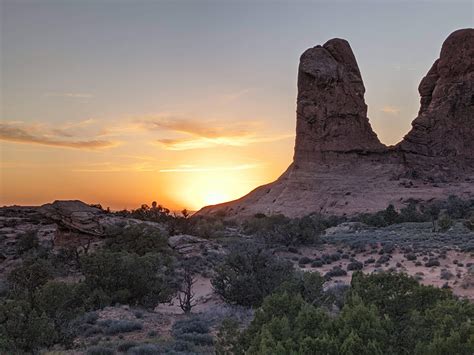 Free Picture Sunset Desert Megalith Geology Rocks Majestic