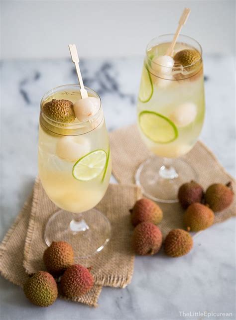 Lychee Sangria The Little Epicurean Recipe Lychee Sangria Fruity