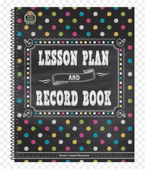 Tcr3716 Chalkboard Brights Lesson Plan And Record Book Lesson Plan