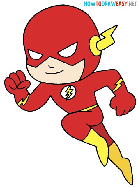 How To Draw The Flash Draw For Kids