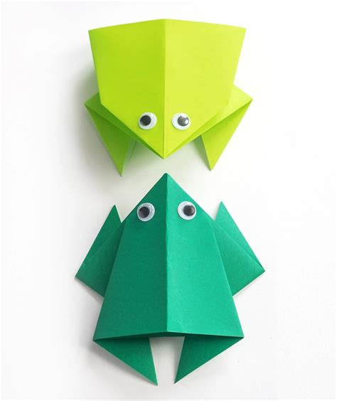 Origami Frog (Easiest Method) - I Love Origami