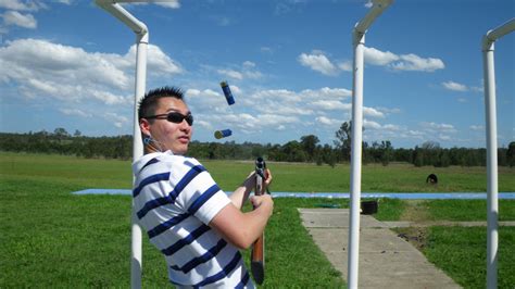 Clay Target Shooting With Live Ammo