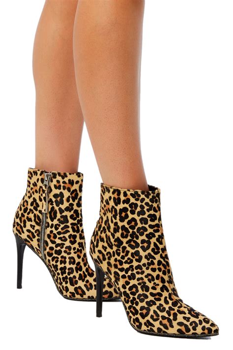 Leopard Ankle Boot Ladies Accessories And Shoes Bardot