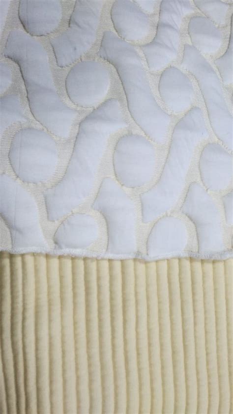 Cream Plain Knitted Jacquard Mattress Fabric At Rs Meter In Meerut