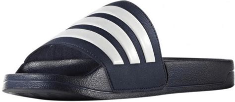 Adidas Cloudfoam Adilette Slide Collegiate Navywhitecollegiate Navy