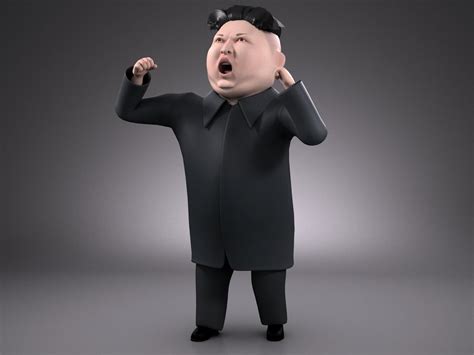 Kim Jong-Un (cartoon) 3D Model by SQUIR