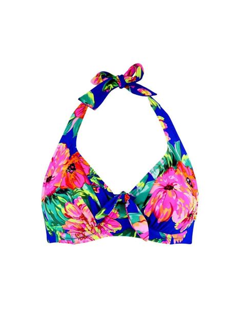 Pour Moi Heatwave Bikini Top Underwired Padded Womens Swmwear Ebay