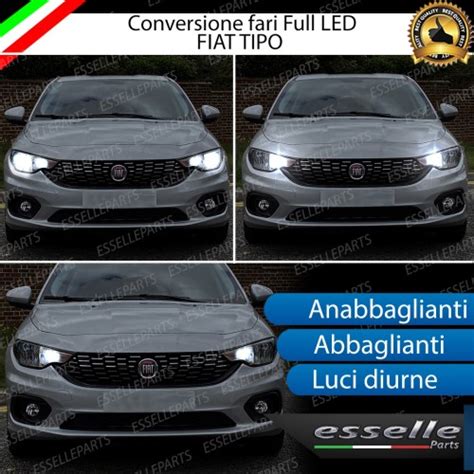 Kit Full Led 6000k Canbus LAMPADE H4 FIAT PANDA CROSS Luce Bianca No Error