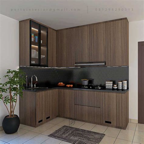 Model Kitchen Set Minimalis Motif Kayu Gandaria Utara Kebayoran Baru