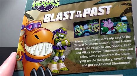 Tmnt Half Shell Heroes Blast To The Past Dvd Unboxing Youtube