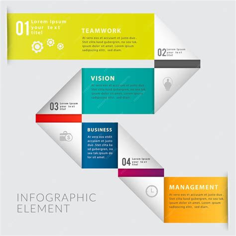 Premium Vector Modern Infographic Element Banner