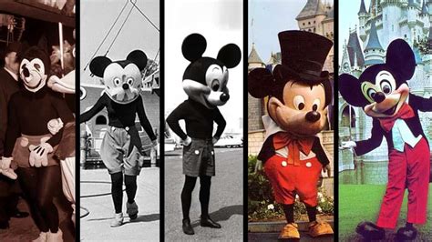 Video Mickey Mouses Changing Look Is Chronicled In The Evolution Of