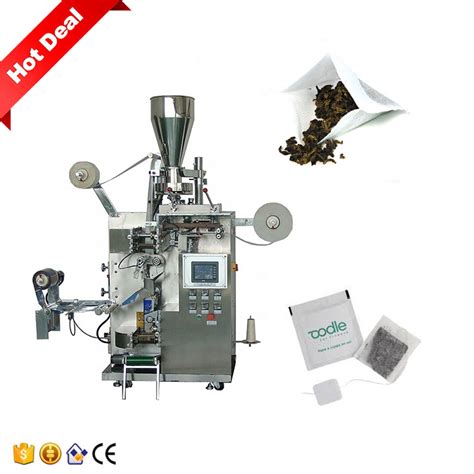 High Speed Tea Bag Packing Machine With String And Tag Food Packing